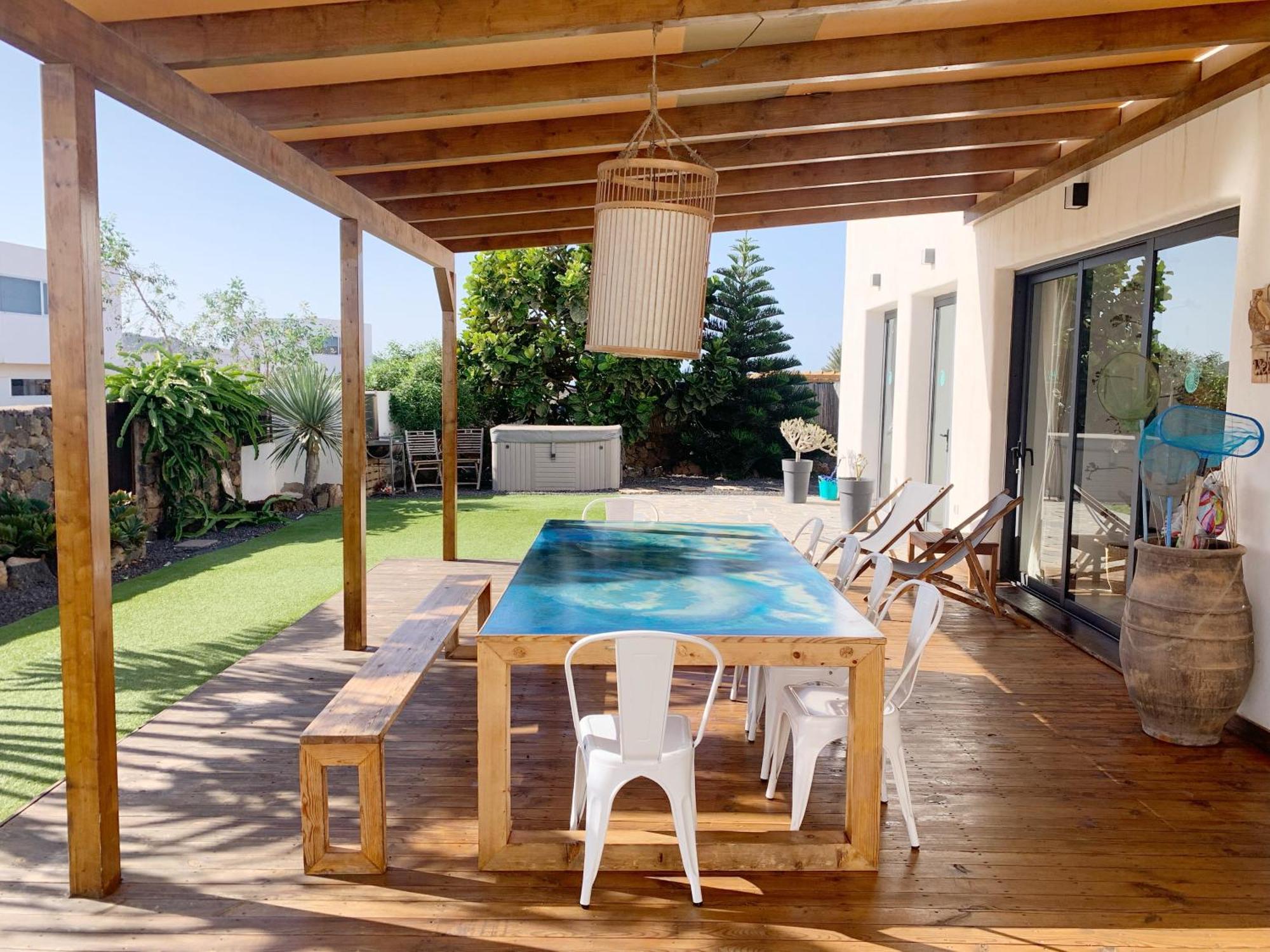 Agua Guesthouse Lajares Villa Con Jacuzzi מראה חיצוני תמונה